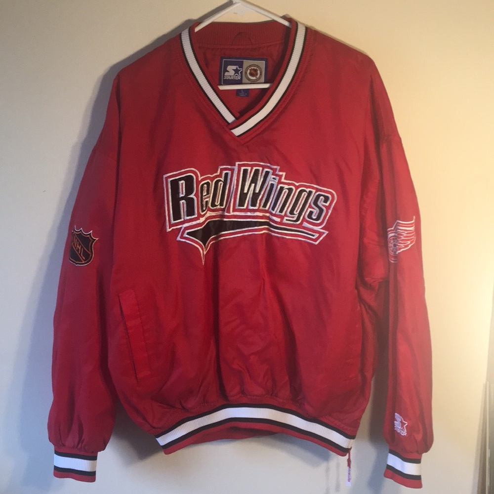 Starter Detroit Redwings Pullover Jacket
